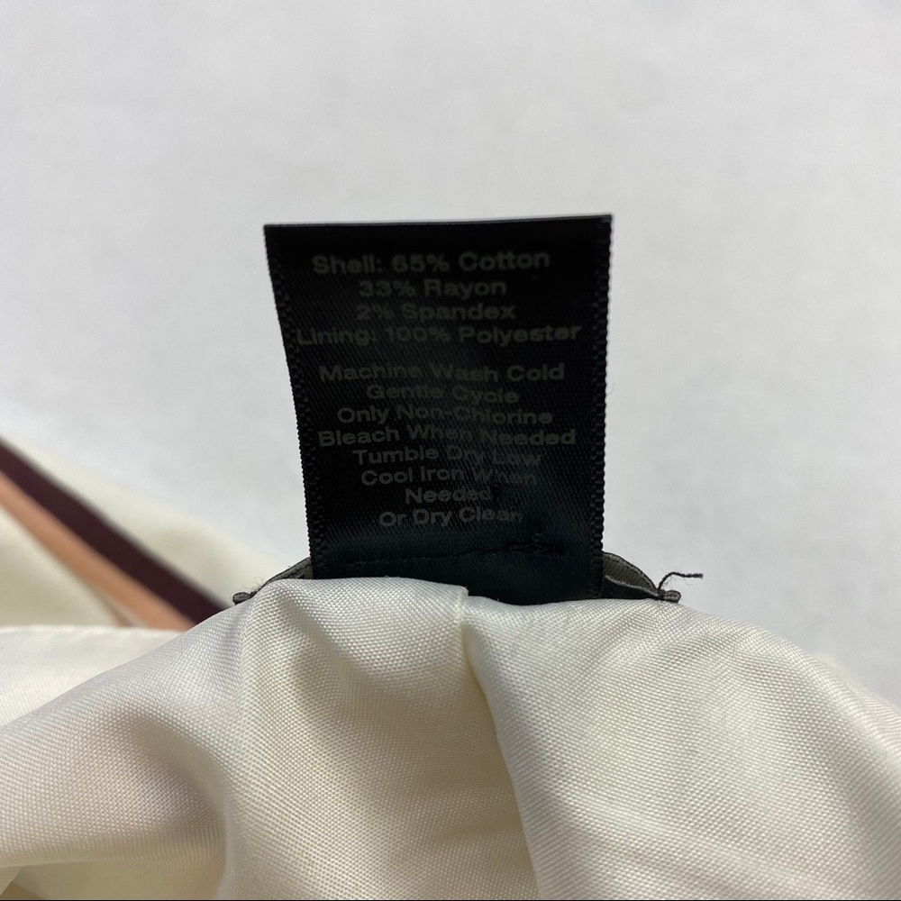 Ann Taylor Factory Striped Front Slit Pencil Skirt - Picture 8 of 8